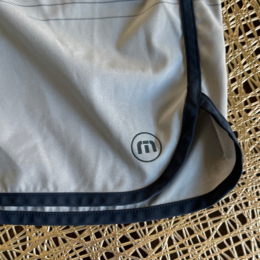 Travis Mathew size 2XL Men's Light Gray SWIM TRUNKS